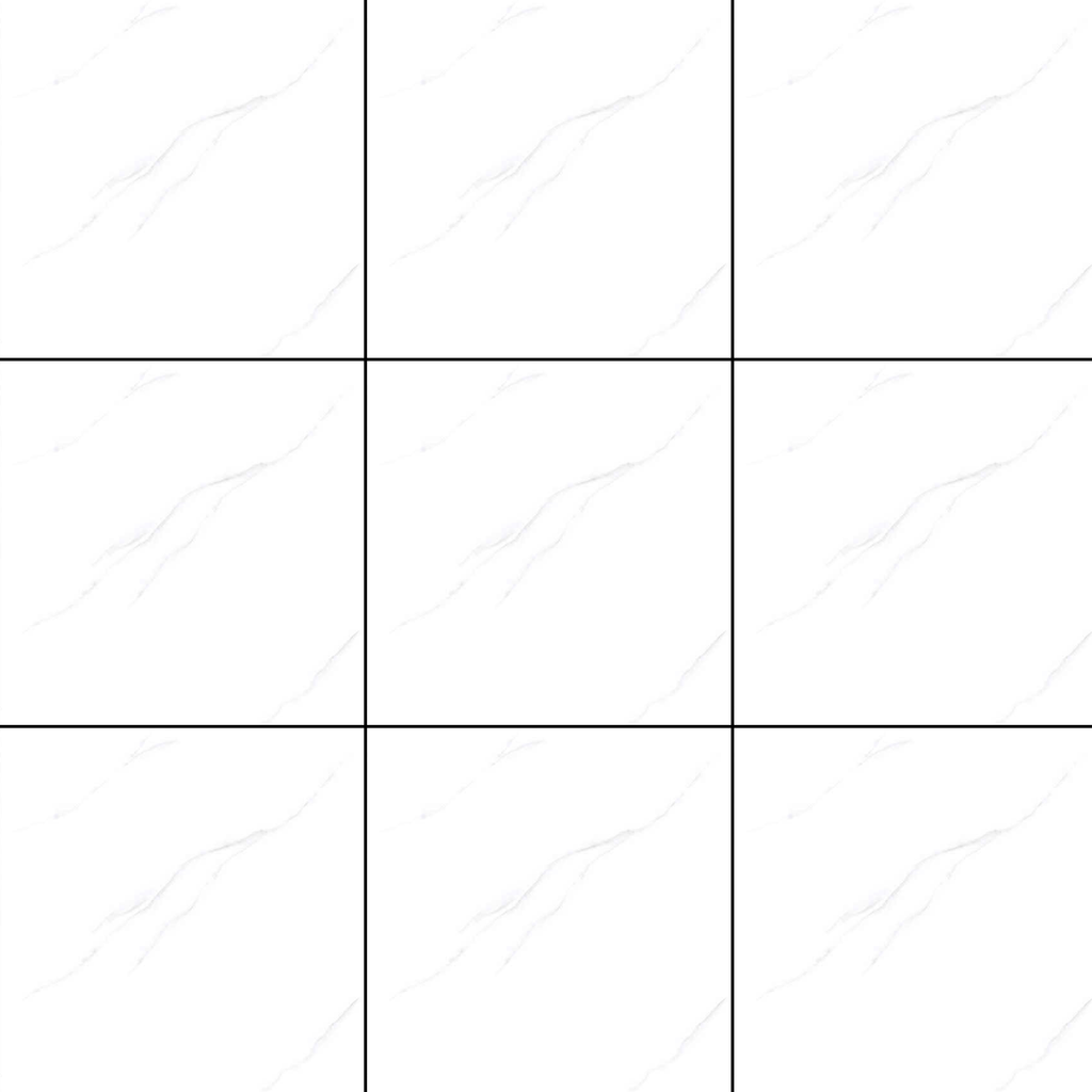 Gạch lát nền đá bán sứ bóng trắng vân khói THP-NTZZF 60x60