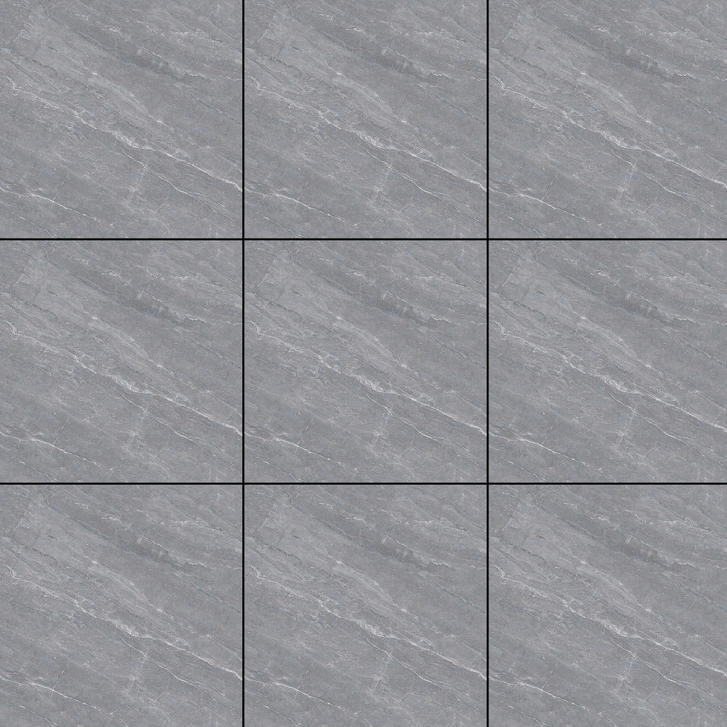 Gạch lát nền đá bán sứ bóng vân đá xám THP-NTZZT 60x60