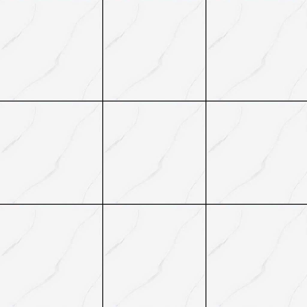Gạch ốp lát đá bóng kính trắng vân khói TK-NNTH-N  - 60x60