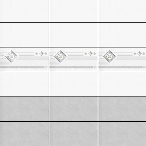  Gạch ốp đá bóng kính vân mây xám điểm hoa văn CTN-GNZDF - 30x60 