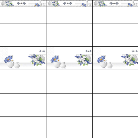  Gạch ốp tường men bóng trắng vân khói điểm hoa TN-GNF-V1   - 30x60 