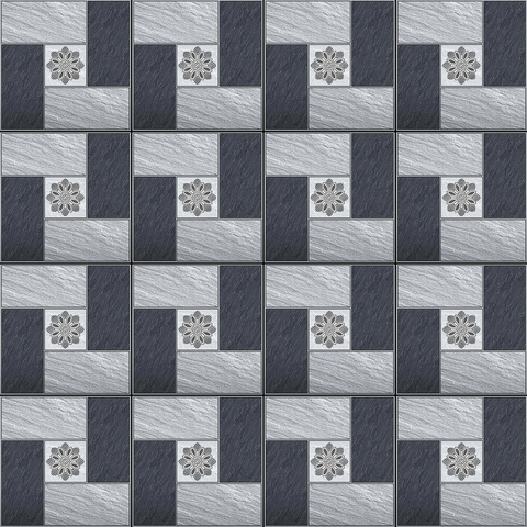  Gạch lát nền sân vườn đá mờ hoa văn xám TP-MMZF - 50x50 