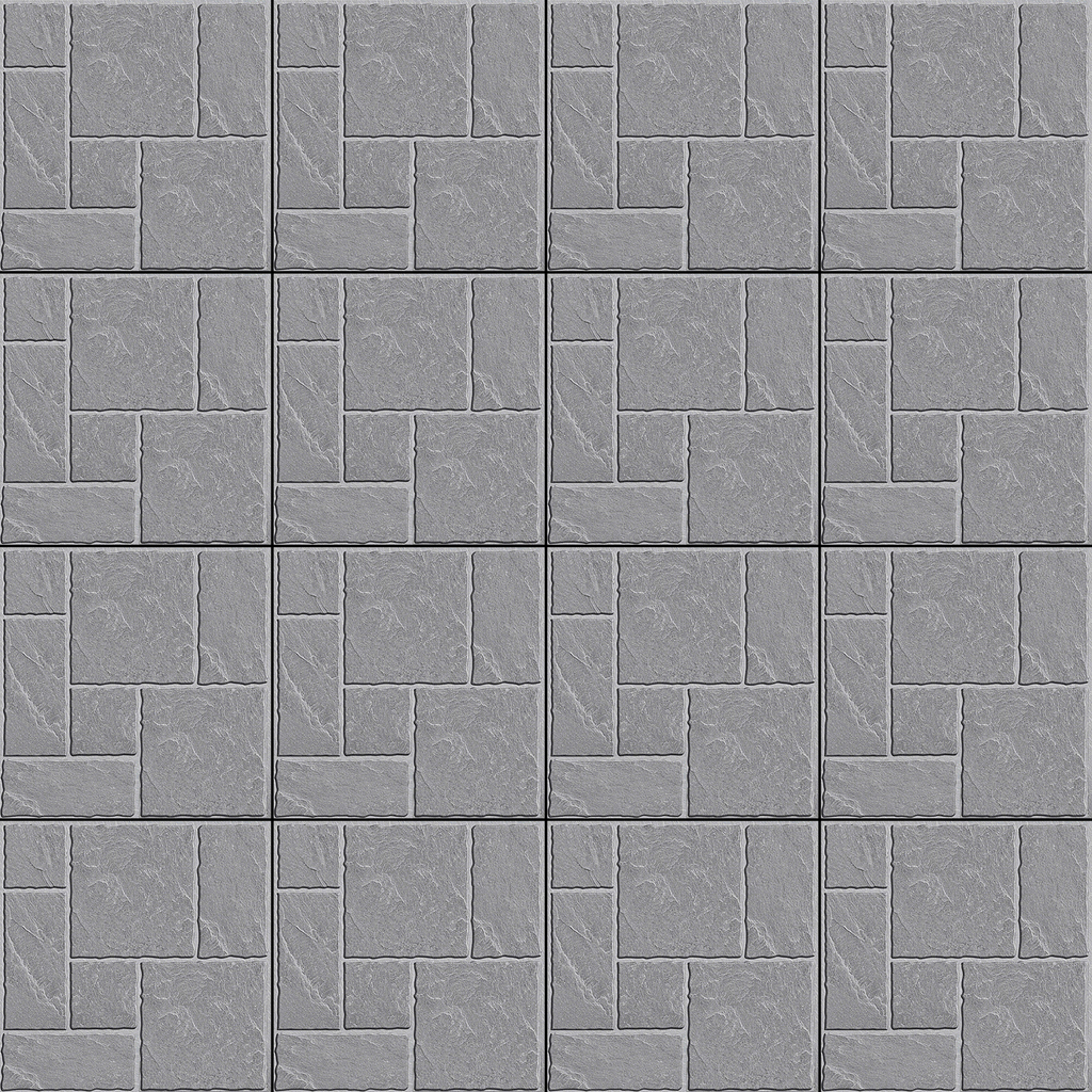 Gạch lát nền sân vườn đá mờ hoa văn xám TP-MMZN - 50x50