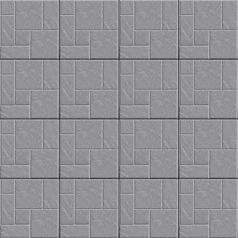  Gạch lát nền sân vườn đá mờ hoa văn xám TP-MMZN - 50x50 