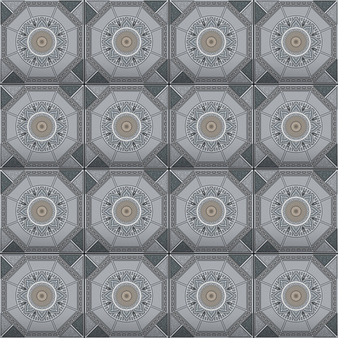  Gạch lát nền sân vườn đá mờ hoa văn xám TP-MMZX - 50x50 