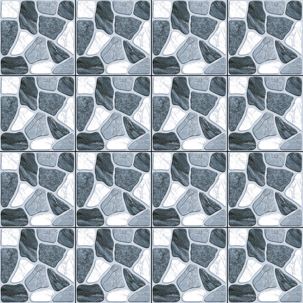 Gạch lát nền sân vườn mờ hoa văn xám TPS-MMZX - 50x50