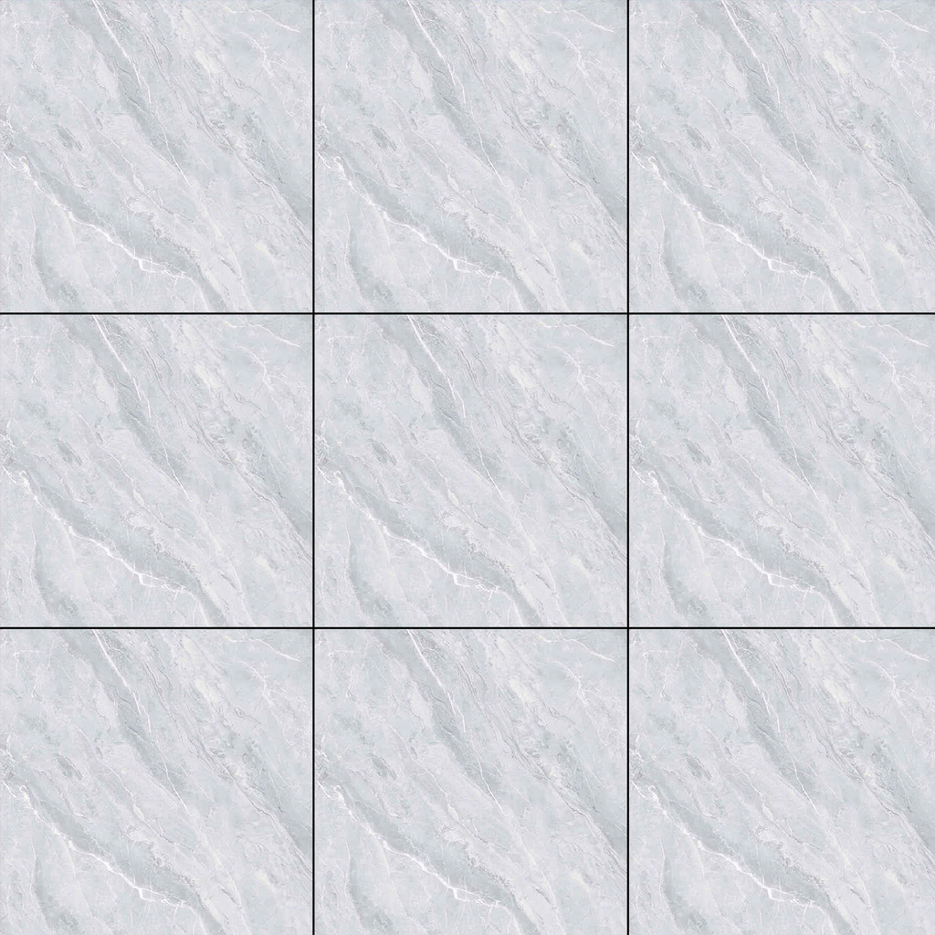 Gạch nền đá bóng kính trắng vân đá xám VG-VZXDZ - 80x80