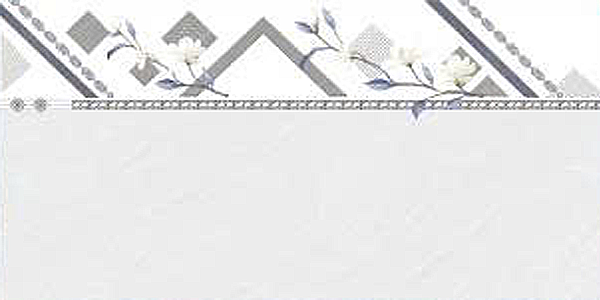 Gạch ốp tường men bóng vân mây xám điểm hoa văn BN-GNZZM - 30x60