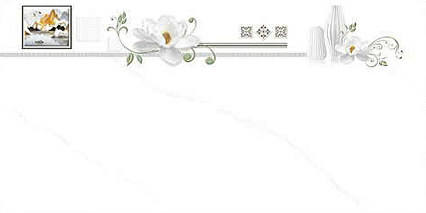 Gạch ốp tường đá bóng kính trắng vân khói điểm hoa DHT-GNGZD   - 30x60