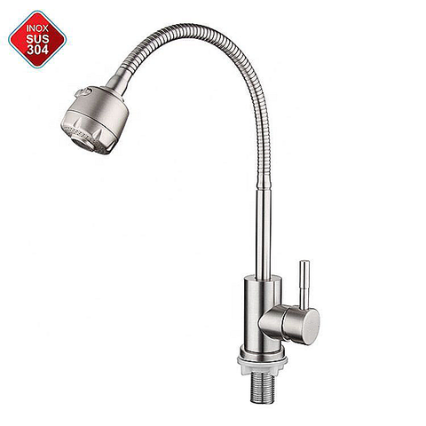  Vòi rửa chén inox 304 KS5322L 