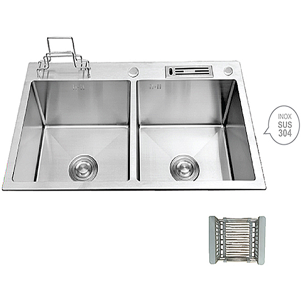 Combo Chậu rửa chén 304 KS8245PA