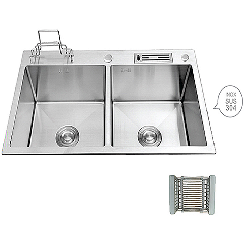  Combo Chậu rửa chén 304 KS8245PA 