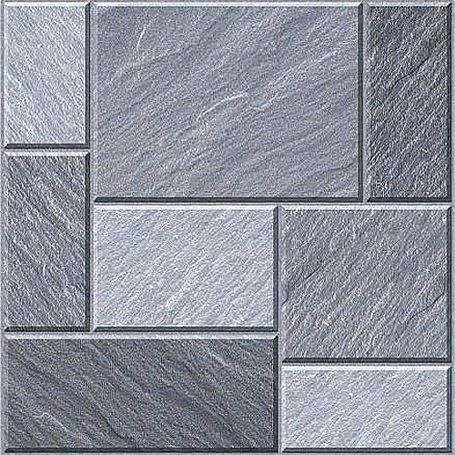 Gạch lát nền sân vườn mờ hoa văn xám MK-SV-MHZV - 50x50