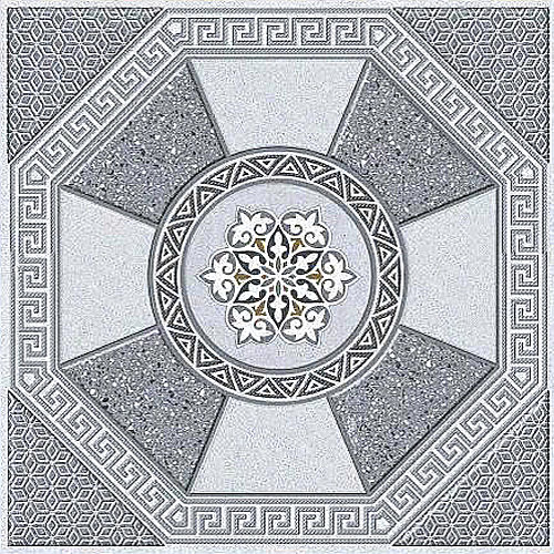 Gạch lát nền sân vườn mờ hoa văn xám MK-SV-MVZN - 50x50