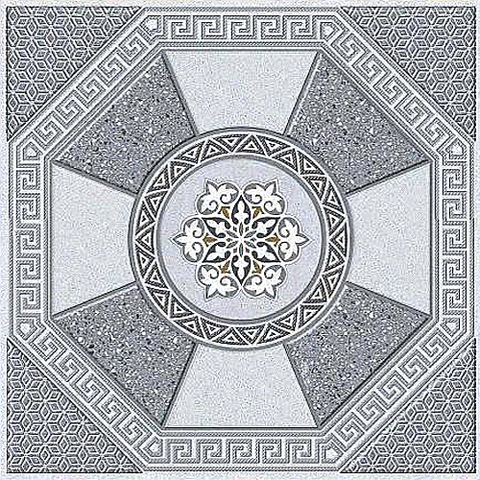  Gạch lát nền sân vườn mờ hoa văn xám MK-SV-MVZN - 50x50 