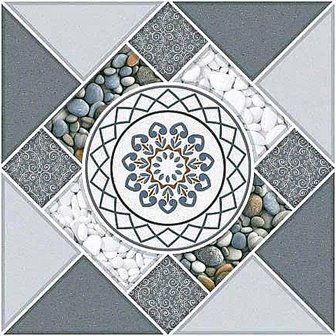  Gạch lát nền sân vườn mờ hoa văn xám MK-SV-MVDD - 50x50 