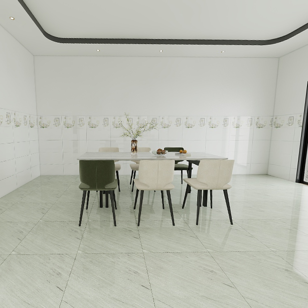 Gạch ốp lát đá bóng kính vân mây xám P-NZVZT - 60x60