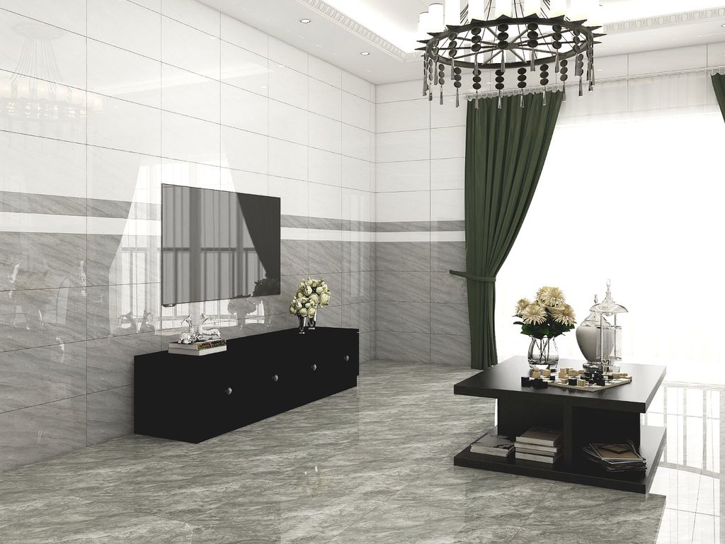Gạch nền men bóng vân đá xám TP-NZGF - 60x60