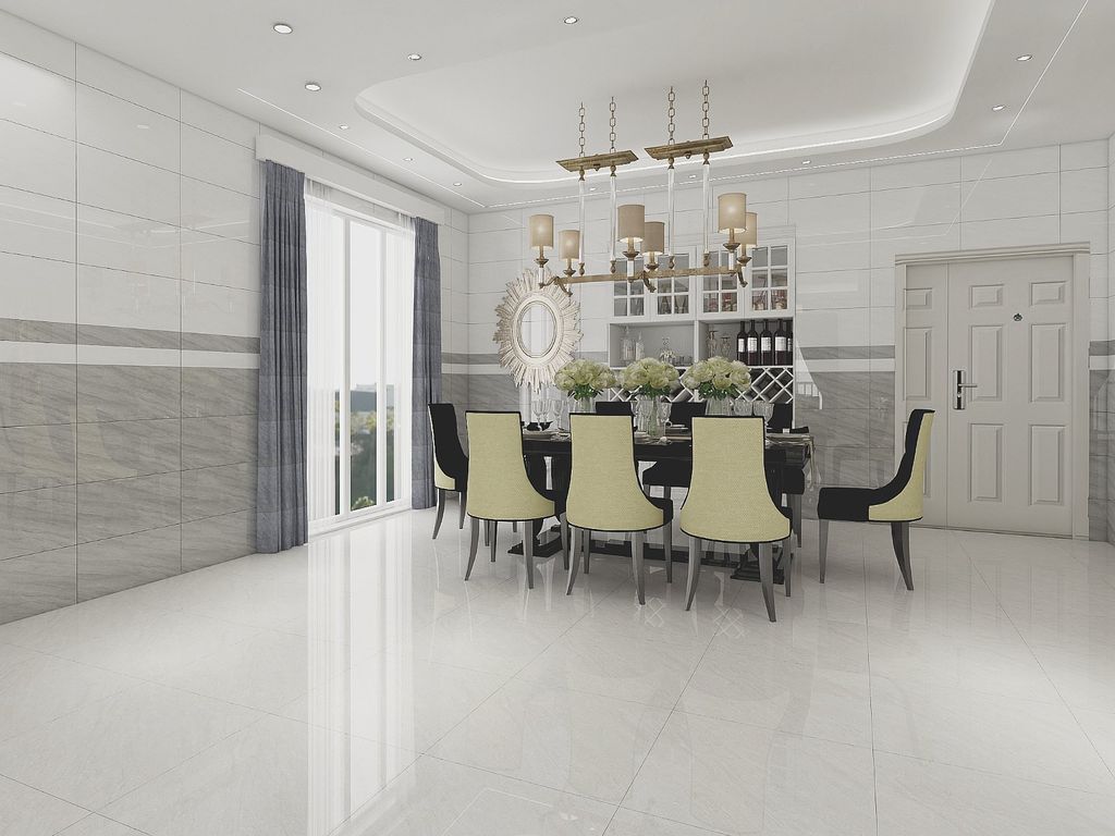 Gạch nền men bóng vân đá xám TN-NDG - 60x60
