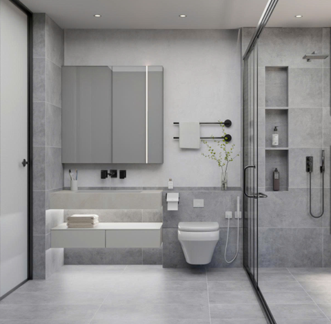  Gạch ốp đá mờ vân đá xám FV-HVGZG-D - 40x80 