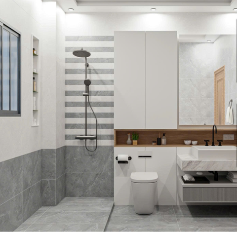  Gạch ốp đá mờ vân đá xám FV-HVDZM-D - 40x80 