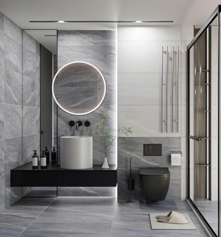  Gạch ốp đá mờ vân đá xám FV-HVGDZ-D - 40x80 