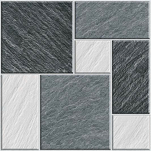 Gạch lát nền sân vườn mờ hoa văn xám SM-VB-MMGH - 50x50