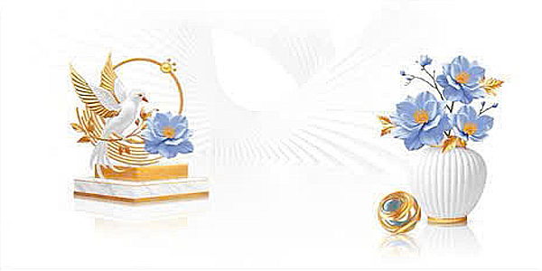 Gạch ốp tường đá bóng kính trắng trơn điểm hoa SV-GNZZ   - 30x60