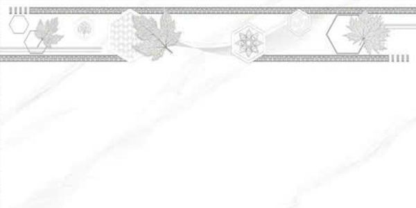 Gạch ốp tường đá bán sứ bóng trắng vân khói điểm hoa THP-GZNZH - 30x60