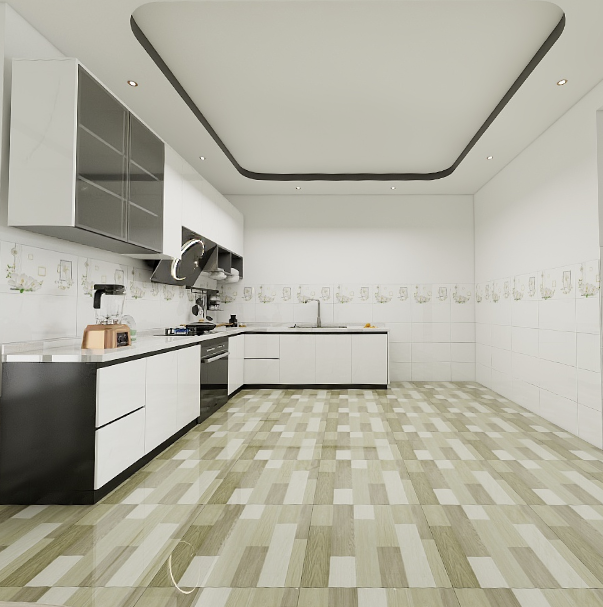 Gạch nền đá bán sứ giả gỗ TK-NNXX - 60x60