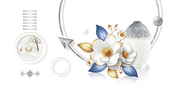 Gạch ốp tường đá bóng kính trắng trơn điểm hoa TK-GNZZ   - 30x60