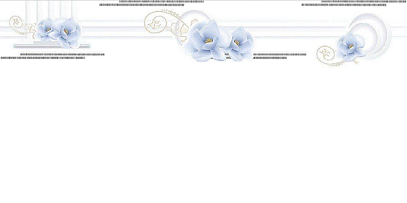 Gạch ốp men bóng trắng trơn điểm hoa TK-HVMZ - 40x80