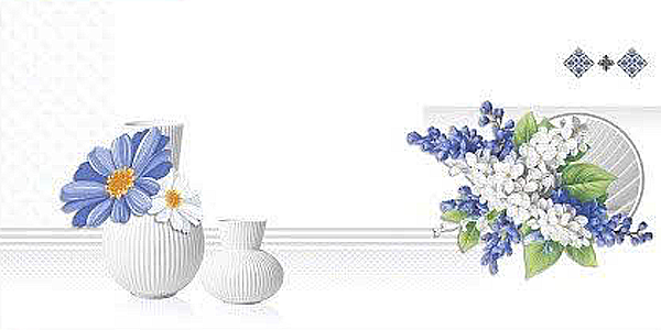 Gạch ốp tường men bóng trắng vân khói điểm hoa TN-GNF-V1   - 30x60