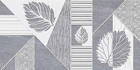  Gạch ốp tường men mờ vân mây xám điểm hoa văn TN-GNXD-D 30x60 