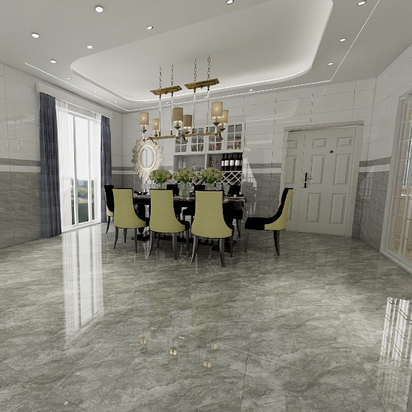 Gạch nền men bóng vân đá xám TP-NZGF - 60x60