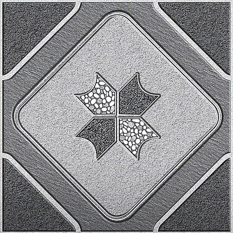  Gạch lát nền sân vườn đá mờ hoa văn xám TP-MMZG - 50x50 