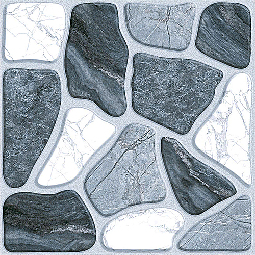 Gạch lát nền sân vườn mờ hoa văn xám TPS-MMZX - 50x50