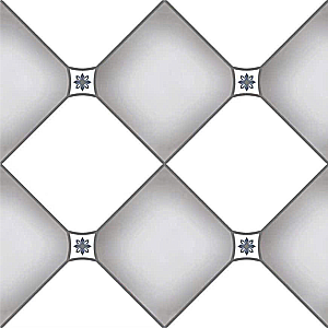 Gạch lát nền đá mờ hoa văn xám TT-GZZFT - 30x30