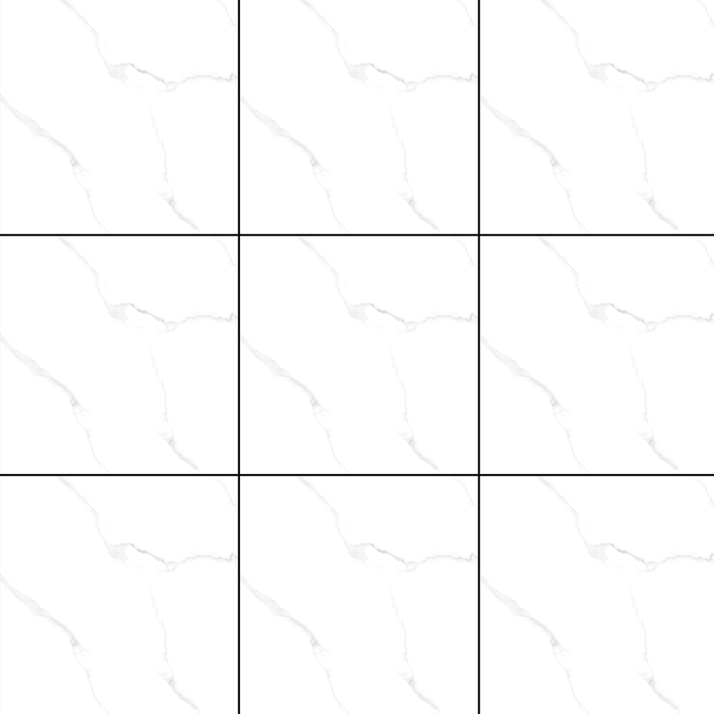 Gạch lát nền đá bán sứ bóng trắng vân khói VG-NZXZD 60x60