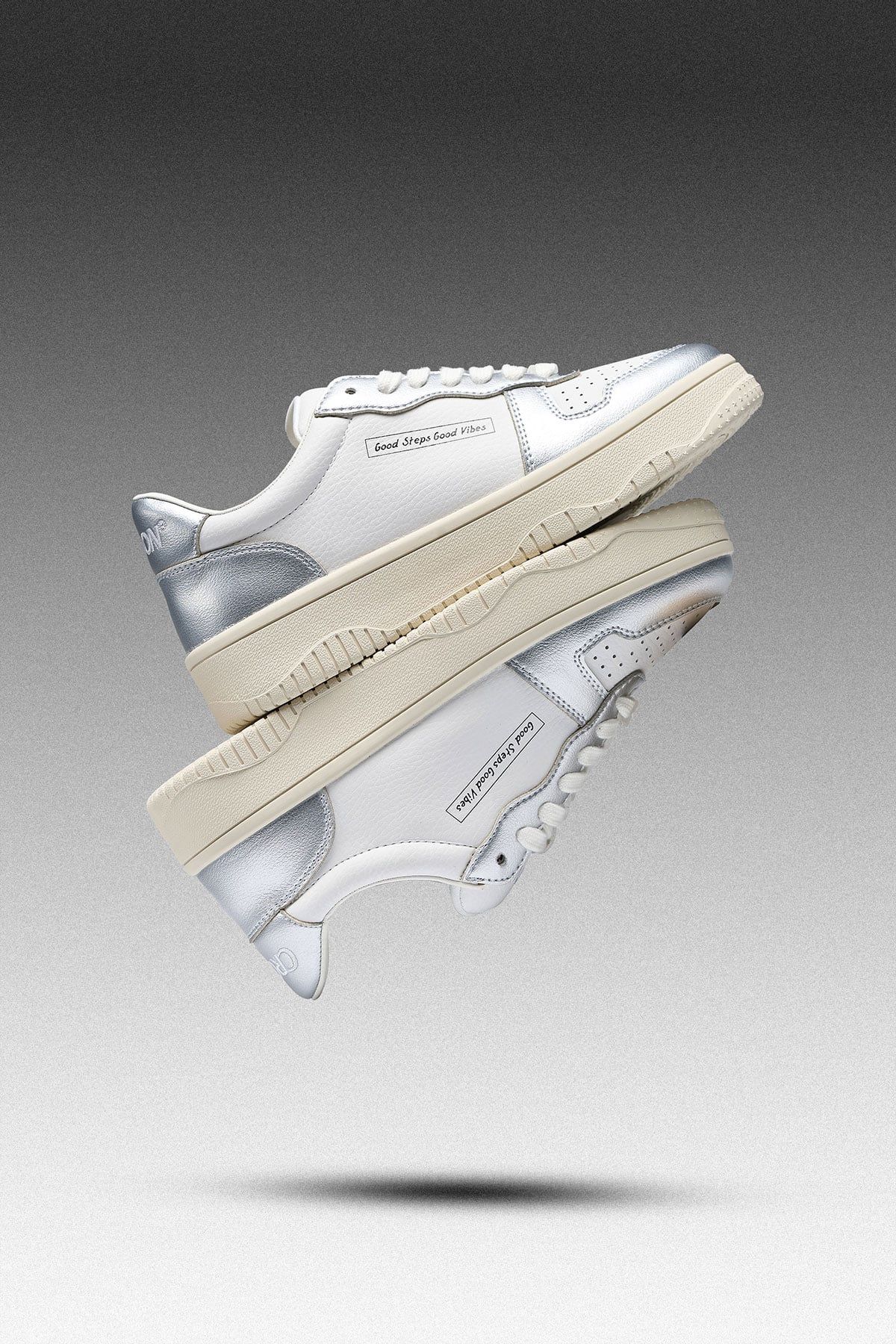  [CHÍNH HÃNG] Giày Sneaker CROON CROURT - Màu Bạc 
