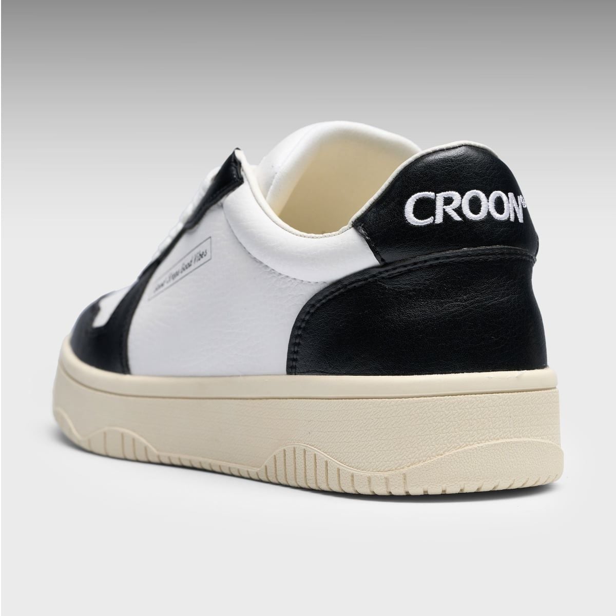  [CHÍNH HÃNG] Giày Sneaker CROON CROURT - Màu Đen 