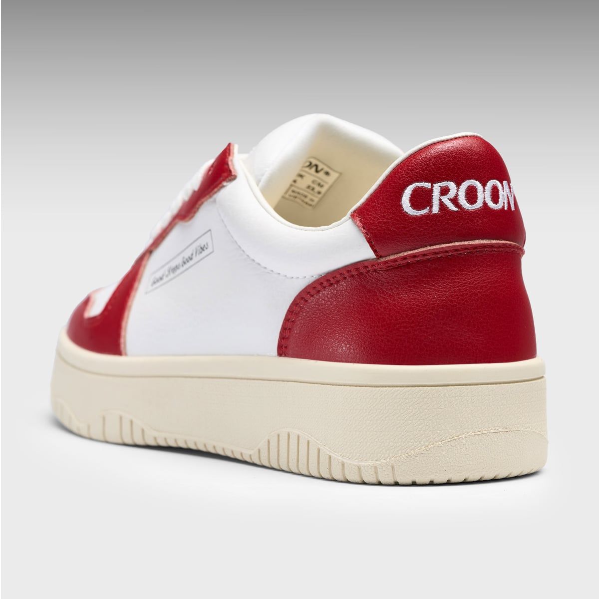 [CHÍNH HÃNG] Giày Sneaker CROON CROURT - Màu Đỏ 