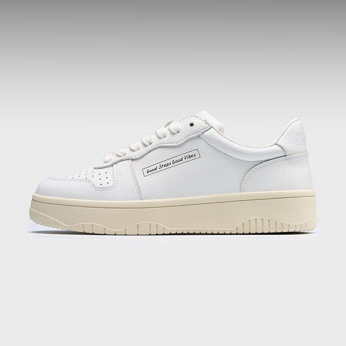  [CHÍNH HÃNG] Giày Sneaker CROON CROURT - Màu Trắng 