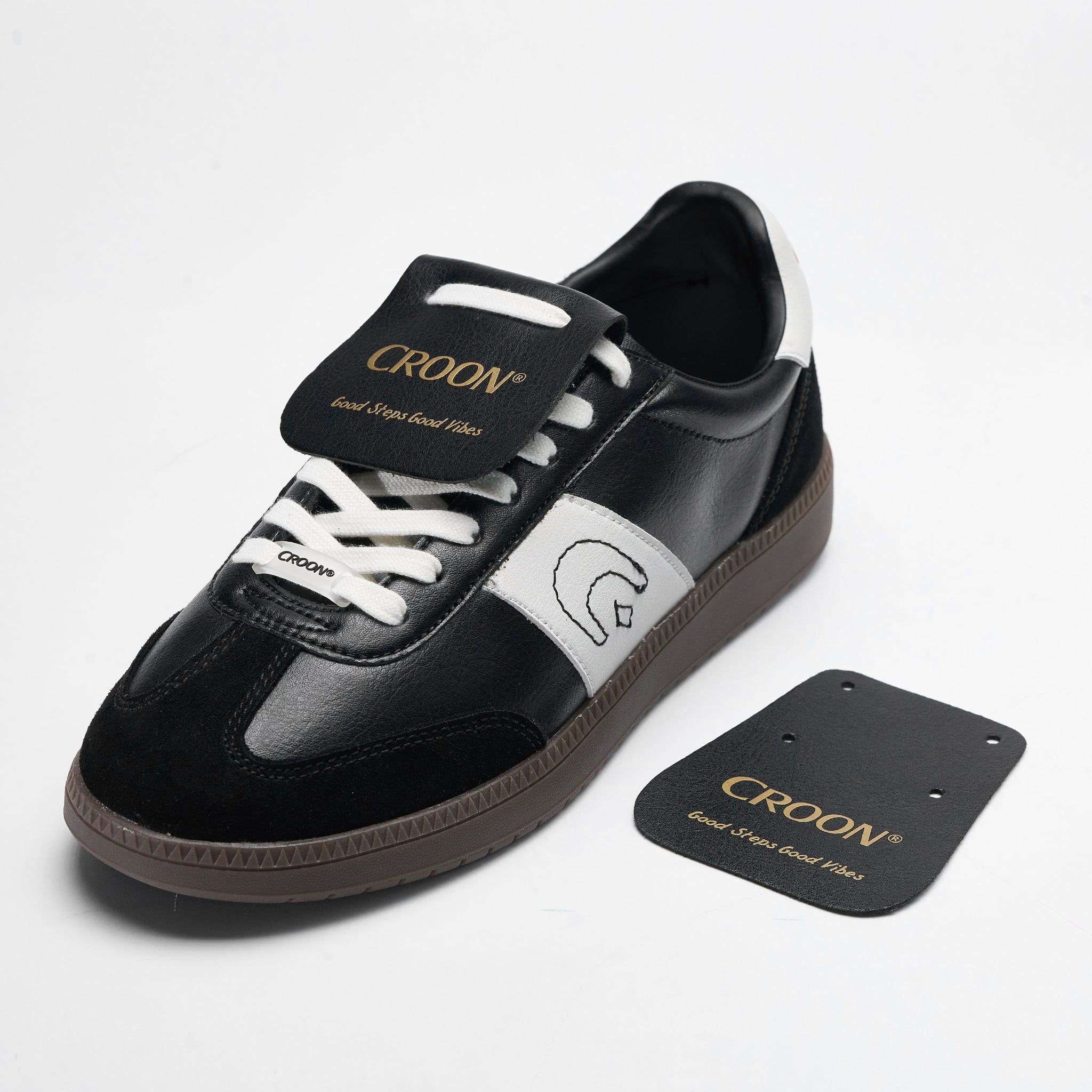  [CHÍNH HÃNG] Giày Sneaker CROON ORIGIN - Màu Đen 