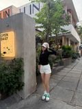  [CHÍNH HÃNG] Giày Sneaker CROON ORIGIN - Màu Trắng Phối Xanh Lá 