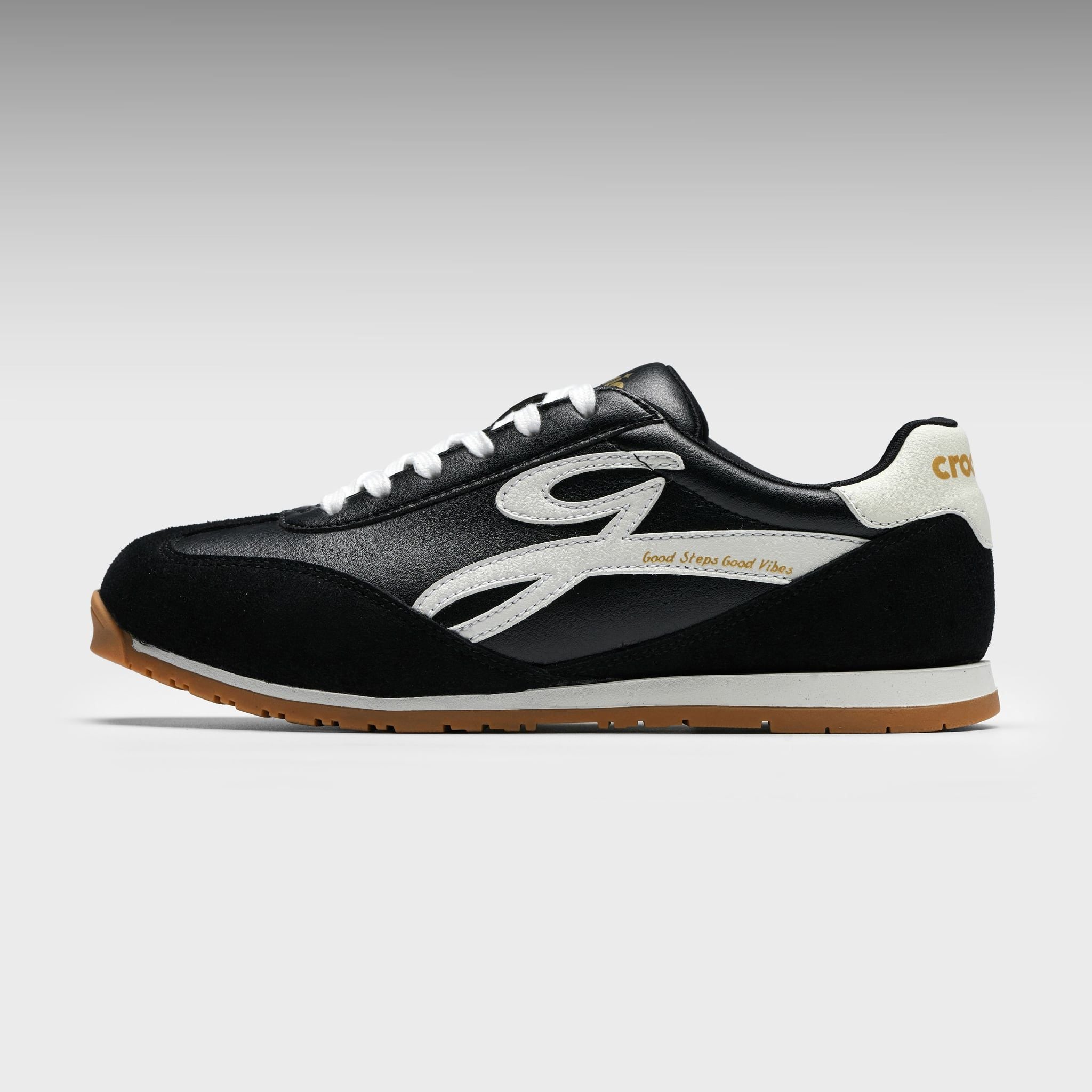  [CHÍNH HÃNG] Giày Sneaker CROONIE LUNA - Black Vintage - Màu Đen 