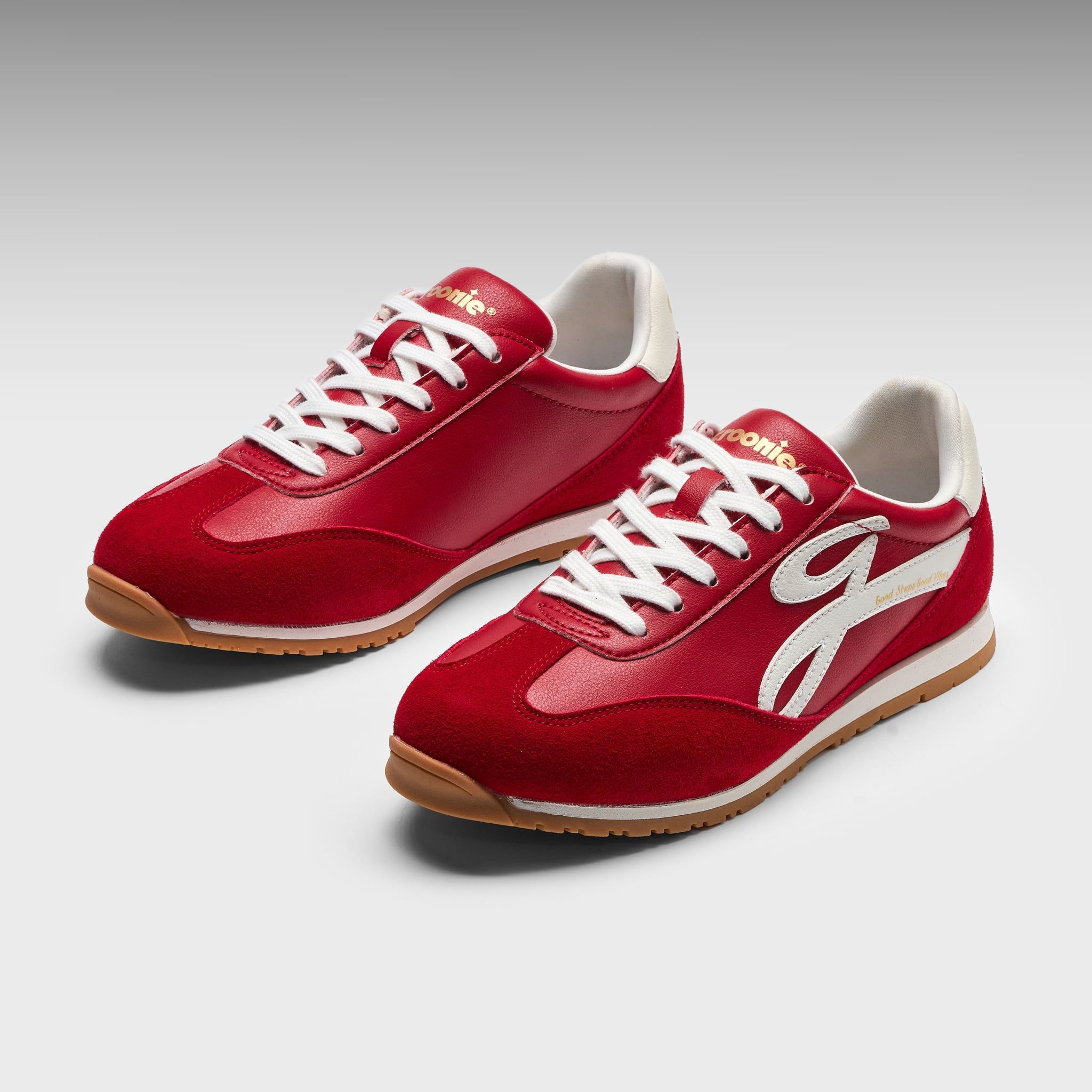  [CHÍNH HÃNG] Giày Sneaker CROONIE LUNA - Red Retro - Màu Đỏ 