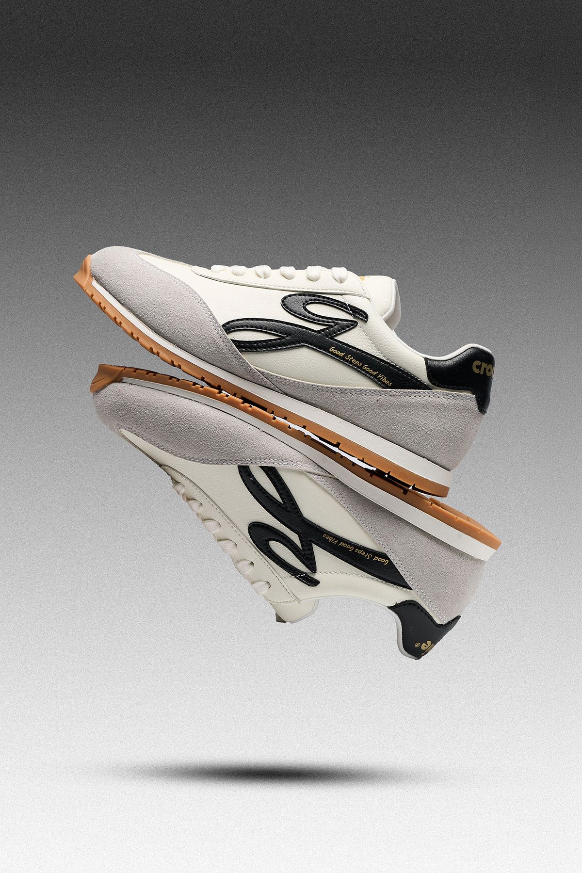  [CHÍNH HÃNG] Giày Sneaker CROONIE LUNA - Cream Cement - Màu Trắng 