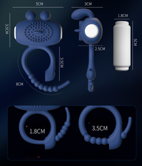 Vòng đeo rung Laile Hot Rabbit kéo dài thời gian, gia tăng khoái cảm dùng pin