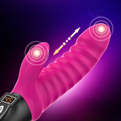 Dương vật giả G run Longines 12 chế độ rung tỏa nhiệt làm ấm dùng pin sạc